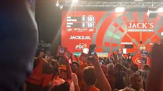 Live Darts Walkons  Damon Hetta amp Luke Humphries  Jacks World Series Finals Amsterdam 2024 [upl. by Raybourne]