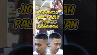 potongan rapih keren buat sekolah udh paling aman 💈✂️🙏 [upl. by Nosral]