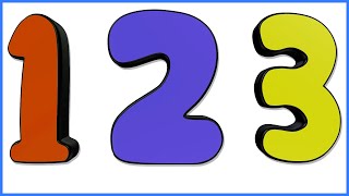 1234 Numbers for Children  1 To 10 Numbers  12345 Counting for kids  Learning Video for Toddlers [upl. by Dacy]