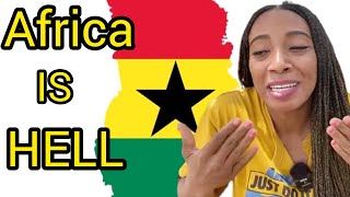 African American Woman tells Why American Women are Miserable in Ghana [upl. by Siloum]