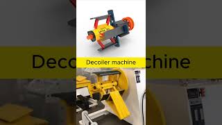 Decoiler Machine cad engineering machine solidworks mechanism 3dcad [upl. by Etom]