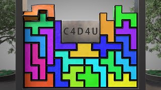 How to play Hexominoes  Softbody Simulation V68 ❤️ C4D4U [upl. by Elleivap]