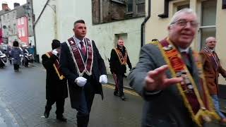 ABOD Shutting of the Gates Parade and burning of lundy [upl. by Eralcyram]