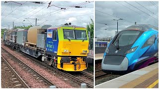 Trains at Wigan North Western 170624 trains railway trainvideos [upl. by Bohlin]