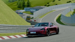 Porsche Taycan Turbo GT Nürburgring Nordschleife Onboard Lap  Assoluto Racing [upl. by Meadow658]