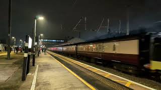 Deltic 55022 D9000 flying thru Grantham with 1Z70 Edinburgh to London Kings Cross [upl. by God739]