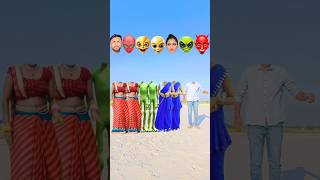 moye moye tranding song to double blueamp red sadi women and green alien head matching new game [upl. by Beshore]