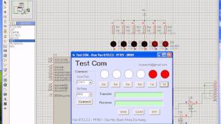 TestCom ProteusRS232  HuuVan [upl. by Nallek683]