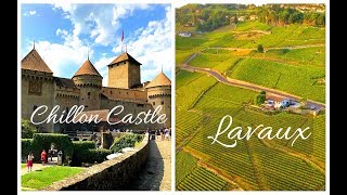 Lavaux Vineyard Terraces  UNESCO World Heritage Site  Chillon Castle  DJI Phantom 4  4K [upl. by Suivatram33]