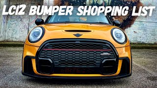 What you need to purchase to upgrade your pre LCI to an LCI 2 JCW F56 bumper Mini [upl. by Clauddetta300]