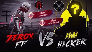 Zerox FF🥷 Vs AWM HACKER👽  AXETV999 is Back💥 [upl. by Vidovic]