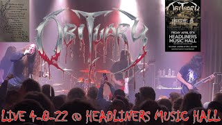 OBITUARY Live  Headliners Music Hall FULL CONCERT 4822 East Coast Redneck Run III Louisville KY [upl. by Petracca]