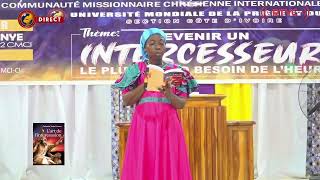 6e JOUR DE LA 25e EDITION DE L’UMPJ  SECTION CÔTE D’IVOIRE  Thème  quotDEVENIR UN INTERCESSEUR … [upl. by Dnalloh]