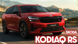 Skoda Kodiaq RS  The Sporty RangeTopping Model in Kodiaq LineUp [upl. by Phalan]