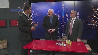 Schnucks Ladue Crossing Hanukkah celebration preview [upl. by Anidene]