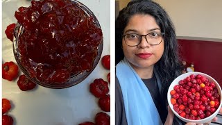 Cherry Jam Recipe Brazilian Cherry Jam RecipeHow to make jam at home jam [upl. by Bayer]