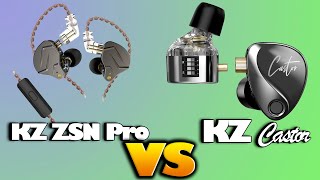 KZ ZSN Pro VS CASTOR ¿Cuales son mejores para Gaming [upl. by Gabel]