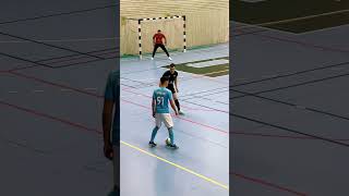 Rainbow flick and smooth playing goal 👍🔥 futsal teamwork skills goal shorts [upl. by Tomkiel313]