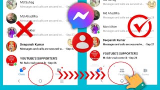 How to Fix Messenger People Option Not Showing 2024 [upl. by Westhead]