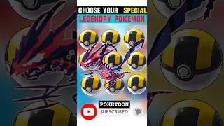 Choose your special Legendary Pokemon and Pokeball  Hindi  pokemon shorts [upl. by Conners]