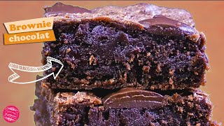 🍫 RECETTE DE BROWNIE AU CHOCOLAT FACILE 🍫 [upl. by Nowaj]