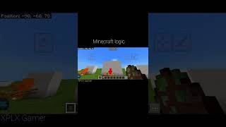 Minecraft logic  zombie logic  Minecraft moment minecraft shorts logic viral [upl. by Aw]