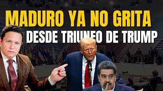 EL REPENTINO CAMBIO DE MADURO DESPUÉS DEL TRIUNFO DE TRUMP ANÁLISIS [upl. by Eyaj]