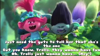 Trolls  Trolls Just Wanna Have Fun SongLyrics Trolls2 World Tour [upl. by Areik241]