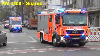 Ehrenrunde│LHF 33001 RTW JUH 3300 1 ELW 1C 33171 ► Berliner Feuerwehr  FW 3300 Suarez [upl. by Norrek892]