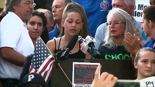 Emma Gonzalez to NRA and Donald Trump quotWe call BSquot [upl. by Mckee839]