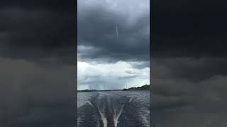 Waterspout reported on Lake Manatee [upl. by Coke548]