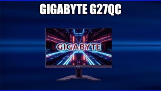 Монитор Gigabyte G27QC [upl. by Nanerb59]