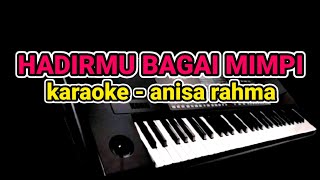 anisa rahma  hadirmu bagai mimpi karaoke [upl. by Mercado]