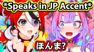 Bae Finds Out About Vivis FLOW GLOW Accent and Immediately Speaks Japanese 【Hololive】 [upl. by Alastair]