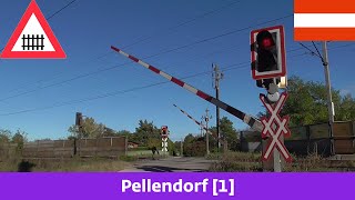 Železniční přejezdBahnübergang Pellendorf 1 A  28102023 [upl. by Arakawa833]