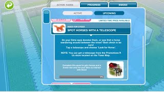 SPOT HORSES WITH A TELESCOPE simsfreeplay [upl. by Herman239]