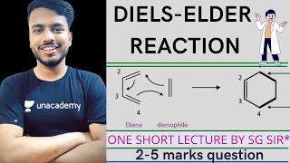 diels alder reaction  diels alder reaction mechanism  diels alder reaction b pharmacy sgsir [upl. by Flaherty]