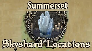 ESO Summerset Skyshard Locations [upl. by Elsbeth503]