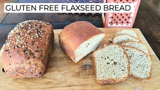 Gluten Free flaxseed bread  Keto Flaxseed Bread with yeast Low Carb bread [upl. by Kirsch]