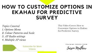 How to Customize Options in Ekahau for Predictive Survey [upl. by Alenairam]