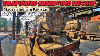 Made in India Locomotives in Pakistan  Dilapidated Loco shed of Mirpur Khas india locomotive [upl. by Uta123]