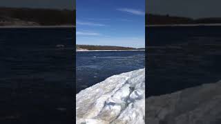 Rainy River Birchdale Landing April 9 2018 [upl. by Enaitsirk]