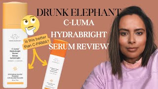 NEW Drunk Elephant CLuma Hydrabright Serum Review  Nadia Vega [upl. by Katrina239]