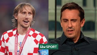 quotThey should be more HUMBLEquot When Luka Modric went after English media  ITV Sport Archive [upl. by Ettigdirb]