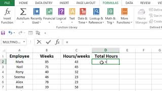 How to Multiply Columns in Excel [upl. by Mary839]