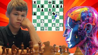 Magnus Carlsen vs chess com computer chess game 922 [upl. by Nadnal]