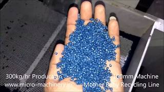 Plastic Granules Making Machine GRANULEX 100D [upl. by Arebma]