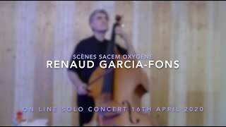 Renaud Garcia Fons solo Scènes Sacem concert [upl. by Doley]