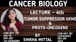 TUMOR SUPPRESSOR GENE AND PROTOONCOGENE  CANCER BIOLOGY CSIRNET JRF LIFESCIENCE [upl. by Ymerej]