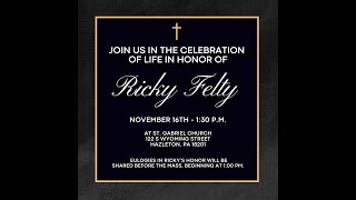 Funeral Mass honoring our dearest maintenance director Ricky Felty [upl. by Wyn]